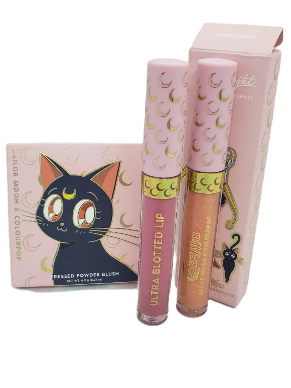 ColourPop Sailor Moon Pressed Powder Blush & Daylight Lip Bundle From the Moon